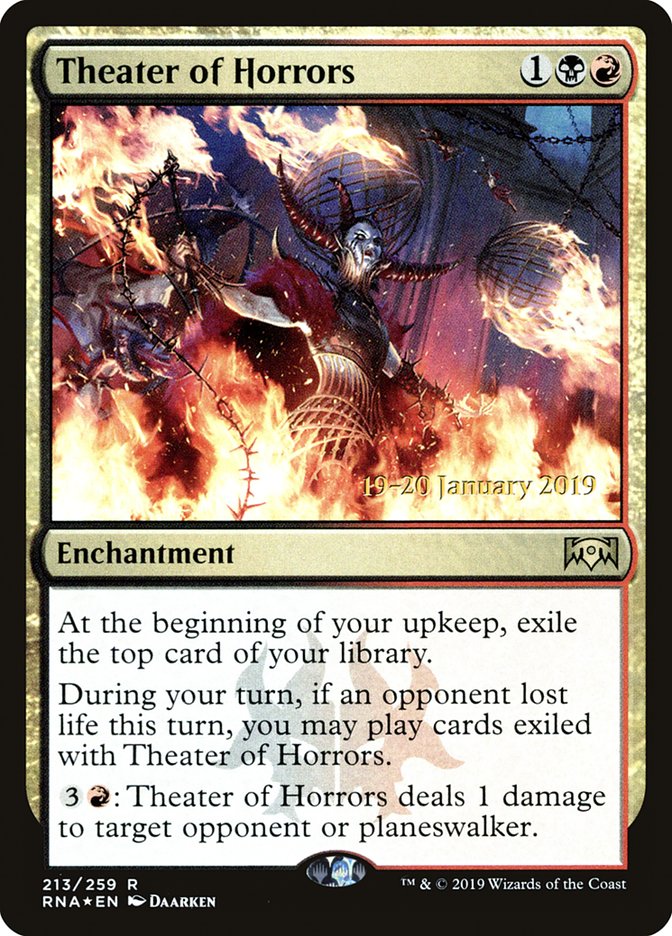 Theater of Horrors [Ravnica Allegiance Prerelease Promos] | Jomio and Rueliete's Cards and Comics