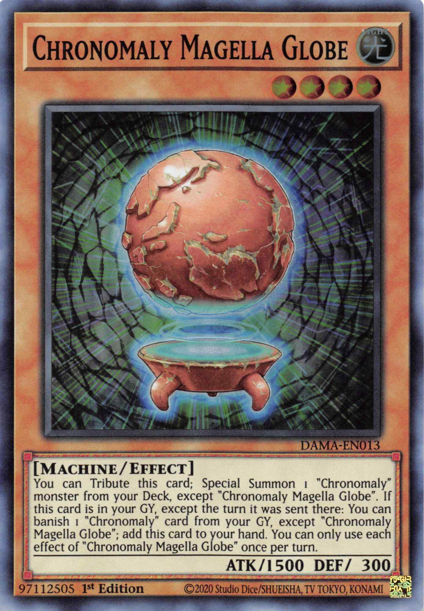 Chronomaly Magella Globe [DAMA-EN013] Super Rare | Jomio and Rueliete's Cards and Comics