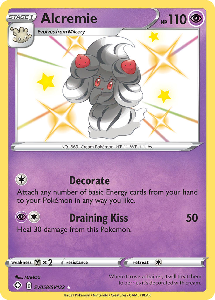 Alcremie (SV058/SV122) [Sword & Shield: Shining Fates] | Jomio and Rueliete's Cards and Comics