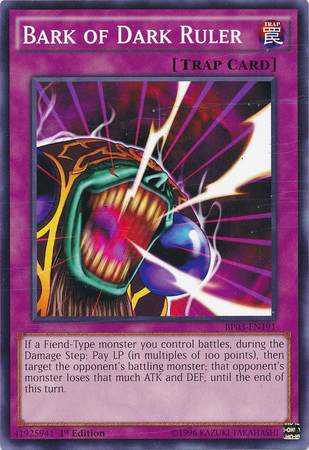 Bark of Dark Ruler [BP03-EN191] Common | Jomio and Rueliete's Cards and Comics