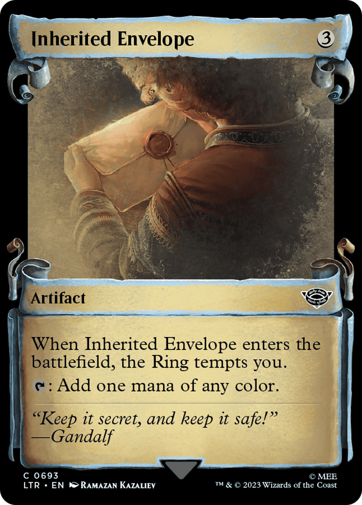 Inherited Envelope [The Lord of the Rings: Tales of Middle-Earth Showcase Scrolls] | Jomio and Rueliete's Cards and Comics