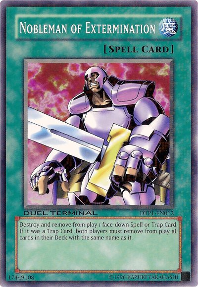 Nobleman of Extermination [DTP1-EN012] Common | Jomio and Rueliete's Cards and Comics