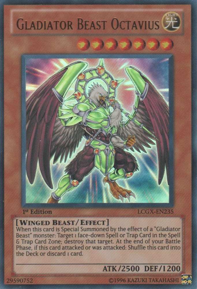 Gladiator Beast Octavius [LCGX-EN235] Ultra Rare | Jomio and Rueliete's Cards and Comics