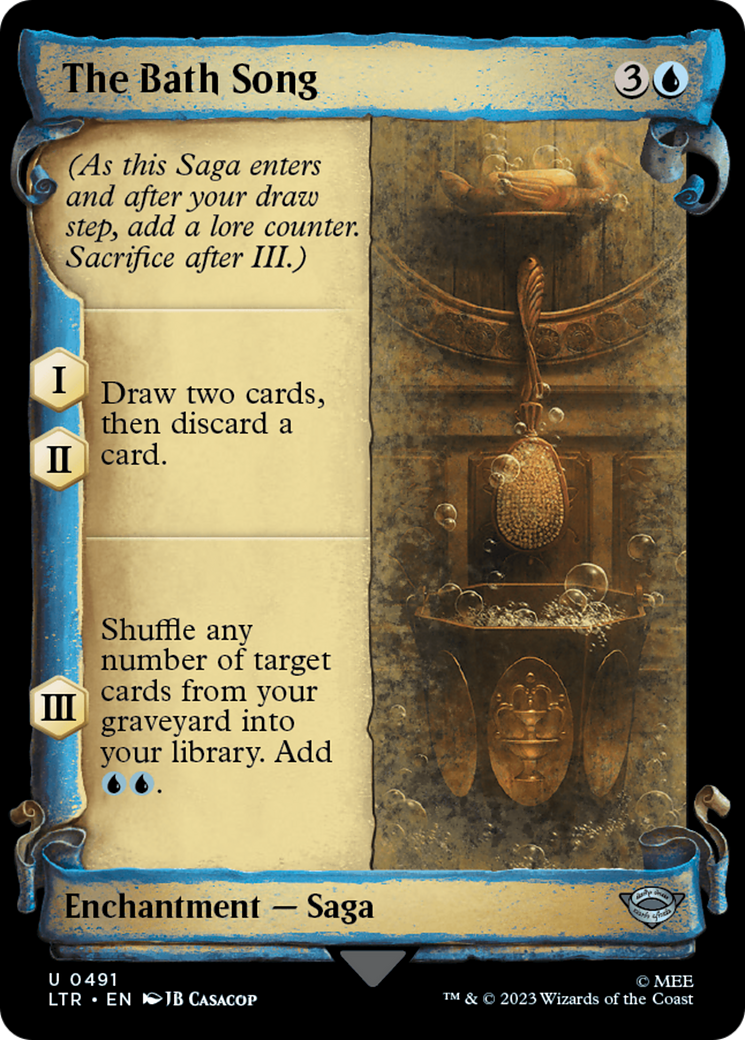 The Bath Song [The Lord of the Rings: Tales of Middle-Earth Showcase Scrolls] | Jomio and Rueliete's Cards and Comics
