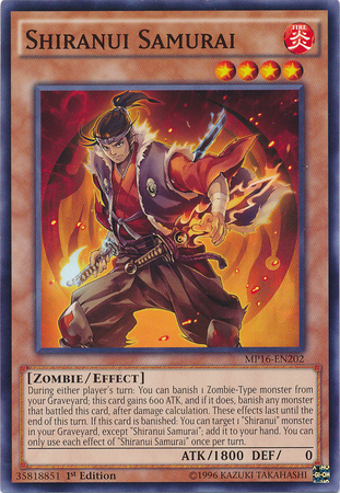 Shiranui Samurai [MP16-EN202] Common | Jomio and Rueliete's Cards and Comics