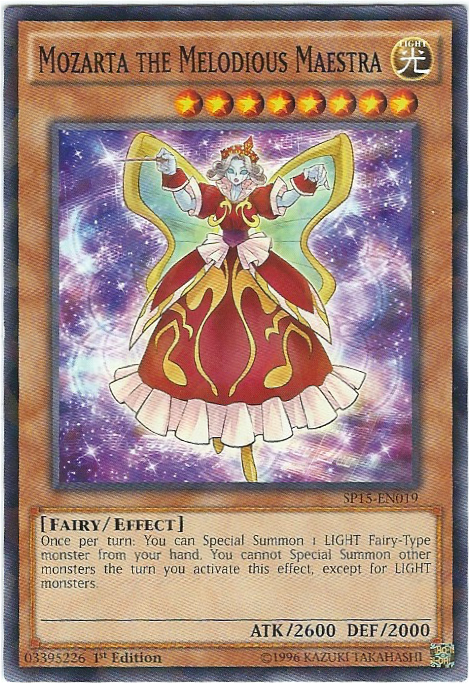 Mozarta the Melodious Maestra [SP15-EN019] Shatterfoil Rare | Jomio and Rueliete's Cards and Comics