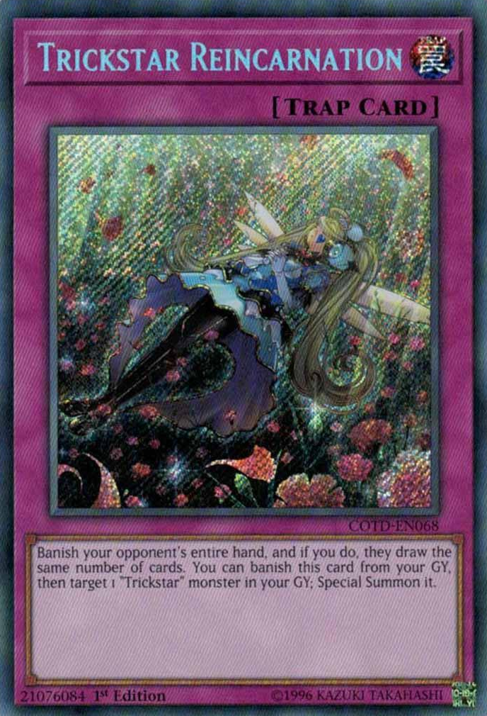Trickstar Reincarnation [COTD-EN068] Secret Rare | Jomio and Rueliete's Cards and Comics