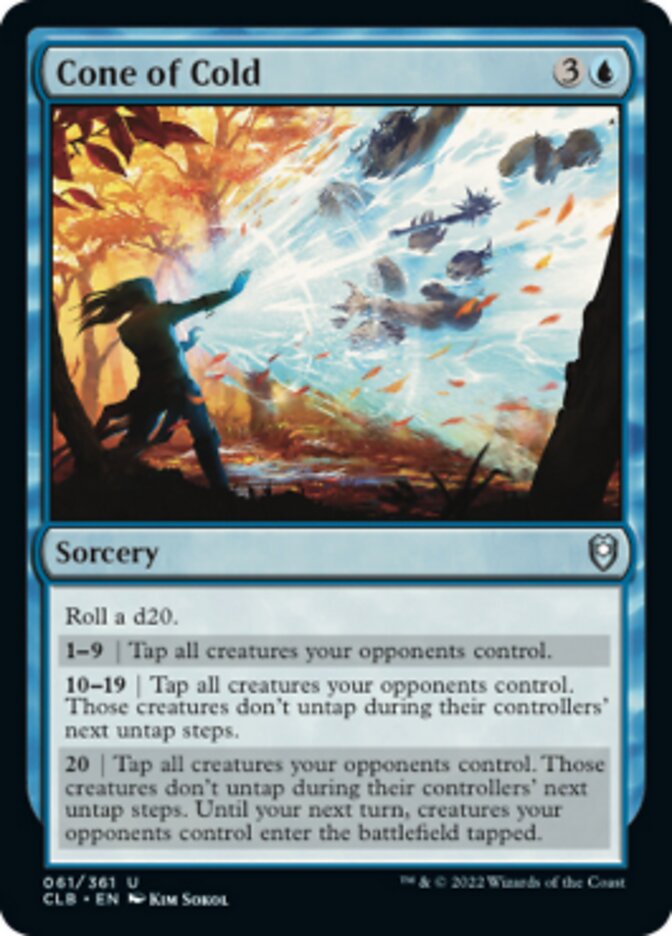 Cone of Cold [Commander Legends: Battle for Baldur's Gate] | Jomio and Rueliete's Cards and Comics