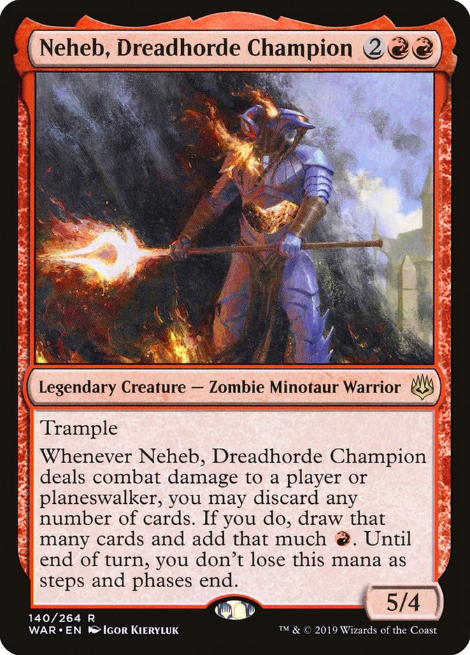 Neheb, Dreadhorde Champion [War of the Spark] | Jomio and Rueliete's Cards and Comics