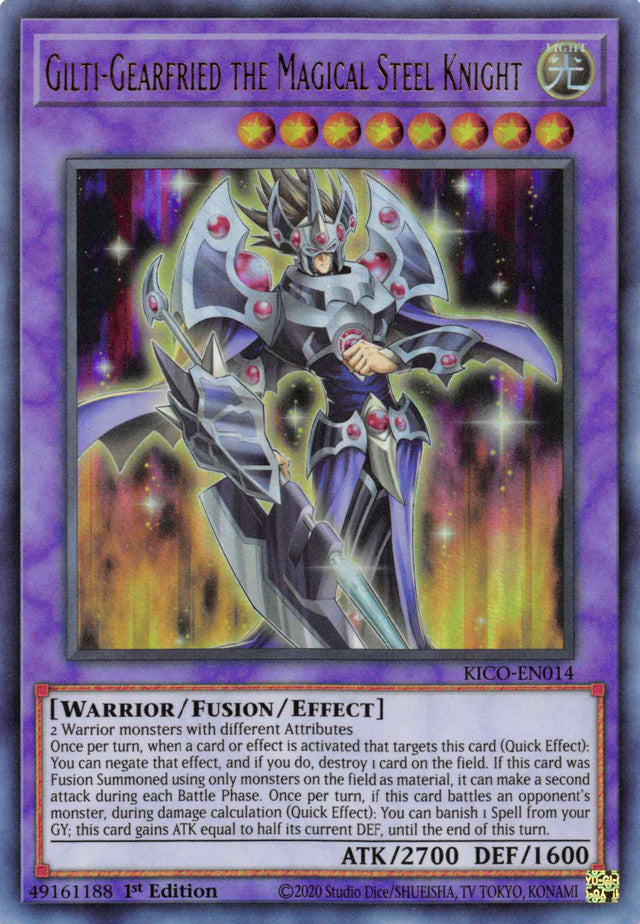 Gilti-Gearfried the Magical Steel Knight (Ultra Rare) [KICO-EN014] Ultra Rare | Jomio and Rueliete's Cards and Comics