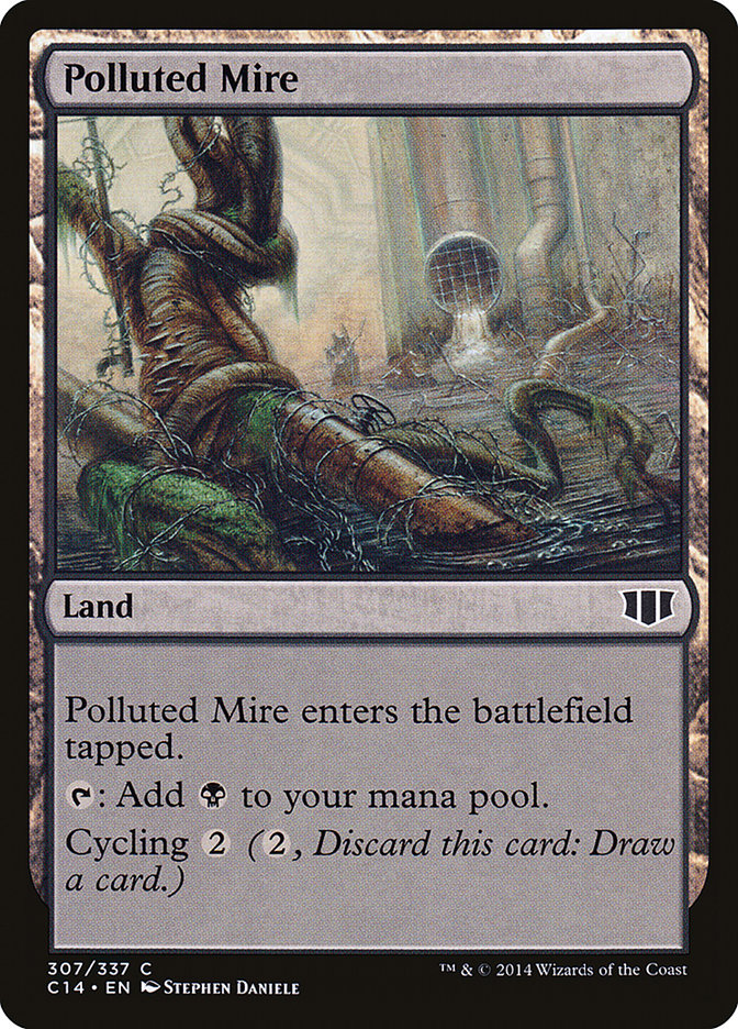 Polluted Mire [Commander 2014] | Jomio and Rueliete's Cards and Comics