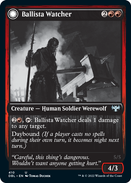 Ballista Watcher // Ballista Wielder [Innistrad: Double Feature] | Jomio and Rueliete's Cards and Comics