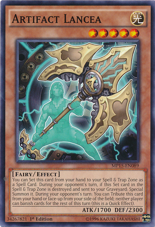Artifact Lancea [MP15-EN089] Common | Jomio and Rueliete's Cards and Comics