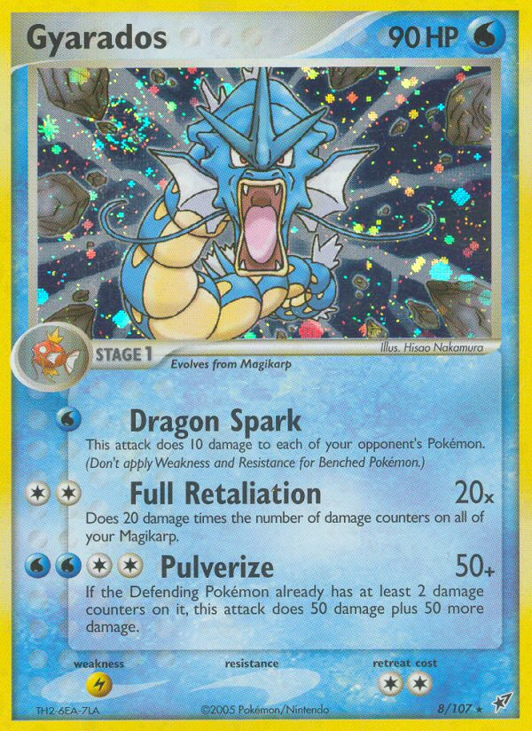 Gyarados (8/107) [EX: Deoxys] | Jomio and Rueliete's Cards and Comics