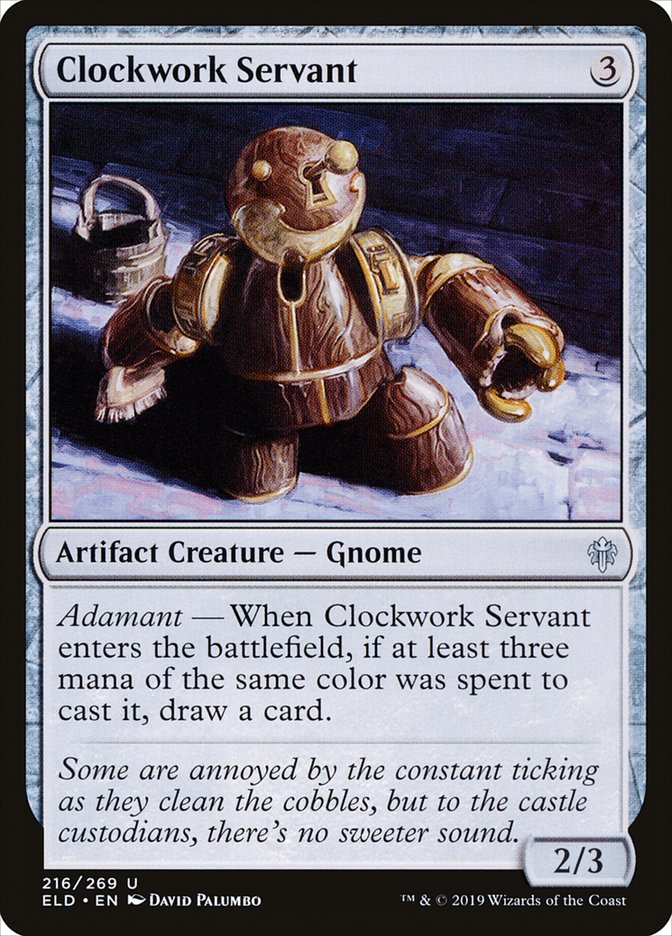 Clockwork Servant [Throne of Eldraine] | Jomio and Rueliete's Cards and Comics
