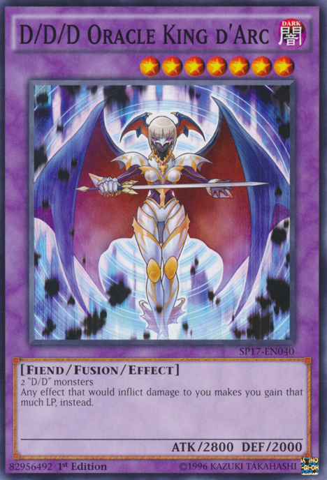 D/D/D Oracle King d'Arc [SP17-EN040] Common | Jomio and Rueliete's Cards and Comics