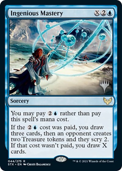 Ingenious Mastery (Promo Pack) [Strixhaven: School of Mages Promos] | Jomio and Rueliete's Cards and Comics
