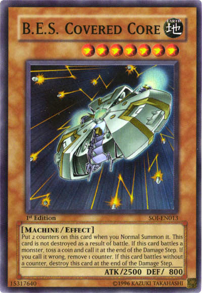B.E.S. Covered Core [SOI-EN013] Super Rare | Jomio and Rueliete's Cards and Comics