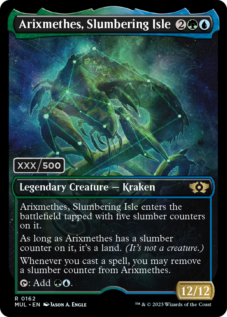 Arixmethes, Slumbering Isle (Serialized) [Multiverse Legends] | Jomio and Rueliete's Cards and Comics