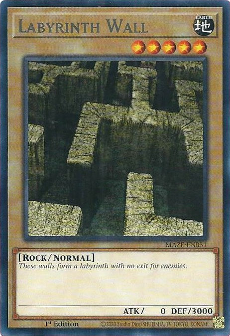 Labyrinth Wall [MAZE-EN031] Rare | Jomio and Rueliete's Cards and Comics