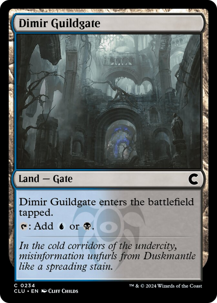 Dimir Guildgate [Ravnica: Clue Edition] | Jomio and Rueliete's Cards and Comics