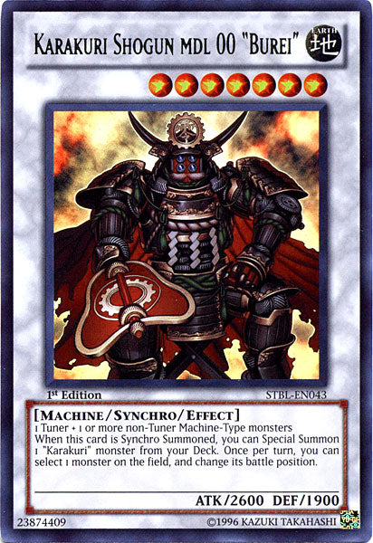 Karakuri Shogun mdl 00 Burei [STBL-EN043] Ultra Rare | Jomio and Rueliete's Cards and Comics