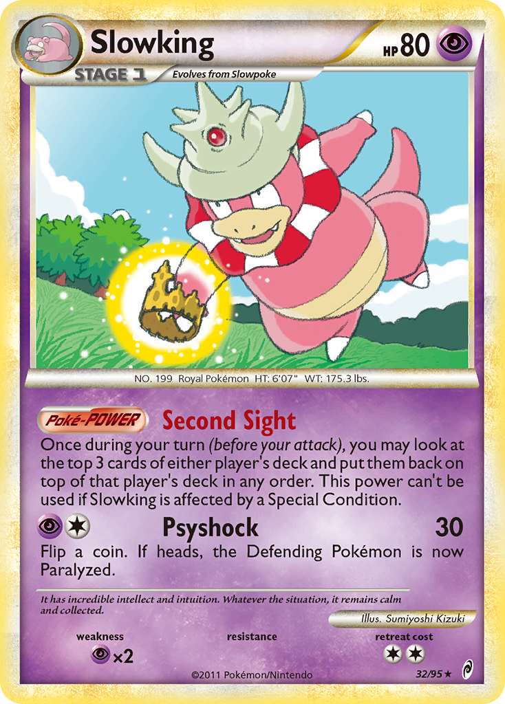 Slowking (32/95) [HeartGold & SoulSilver: Call of Legends] | Jomio and Rueliete's Cards and Comics