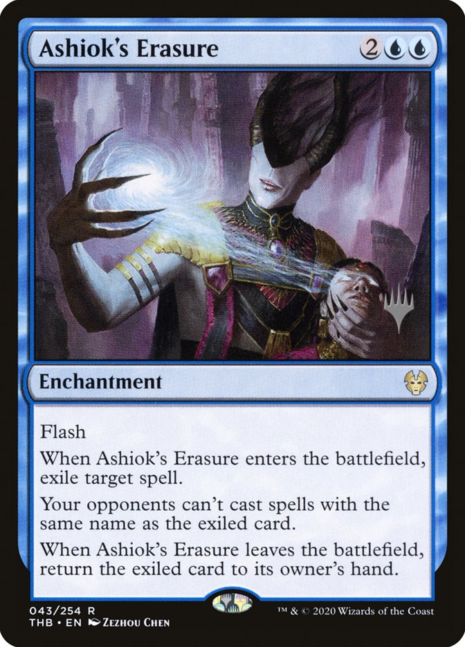 Ashiok's Erasure (Promo Pack) [Theros Beyond Death Promos] | Jomio and Rueliete's Cards and Comics