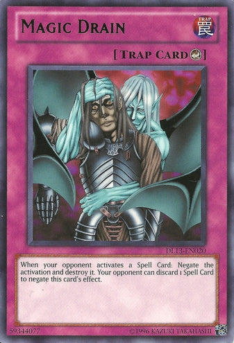 Magic Drain (Green) [DL13-EN020] Rare | Jomio and Rueliete's Cards and Comics