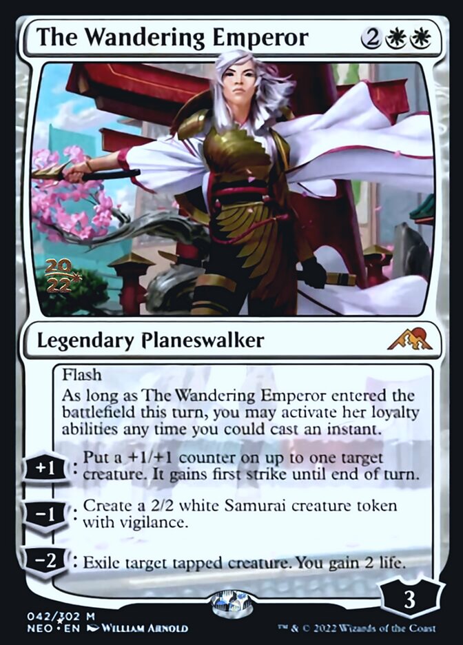 The Wandering Emperor [Kamigawa: Neon Dynasty Prerelease Promos] | Jomio and Rueliete's Cards and Comics