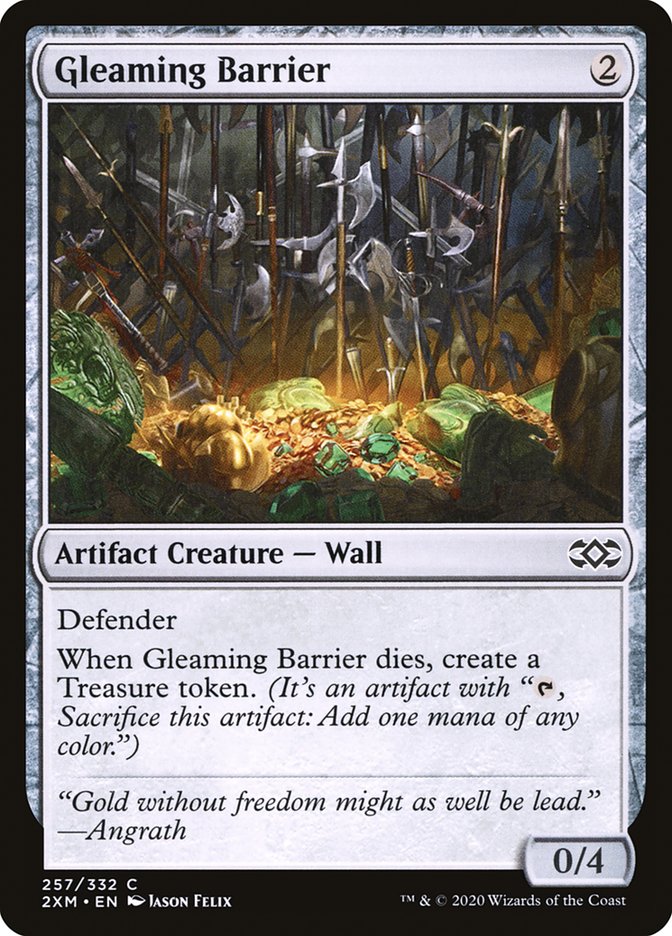 Gleaming Barrier [Double Masters] | Jomio and Rueliete's Cards and Comics