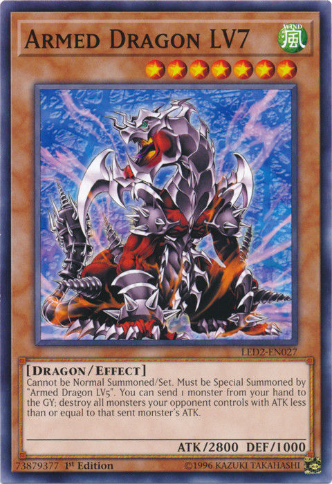 Armed Dragon LV7 [LED2-EN027] Common | Jomio and Rueliete's Cards and Comics