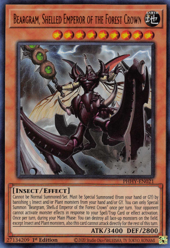 Beargram, Shelled Emperor of the Forest Crown [PHHY-EN021] Ultra Rare | Jomio and Rueliete's Cards and Comics