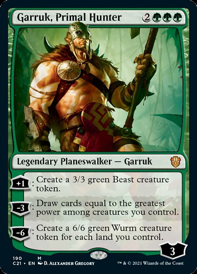 Garruk, Primal Hunter [Commander 2021] | Jomio and Rueliete's Cards and Comics