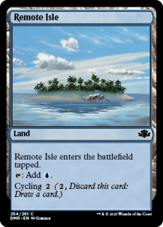 Remote Isle [Dominaria Remastered] | Jomio and Rueliete's Cards and Comics