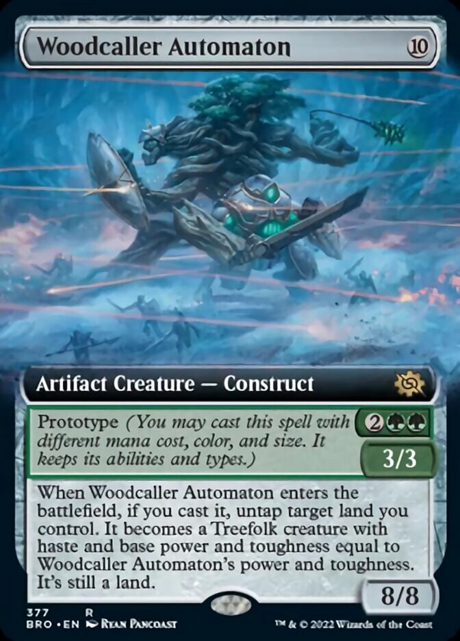Woodcaller Automaton (Extended Art) [The Brothers' War] | Jomio and Rueliete's Cards and Comics