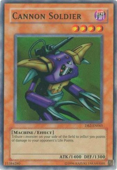 Cannon Soldier [DB2-EN061] Super Rare | Jomio and Rueliete's Cards and Comics