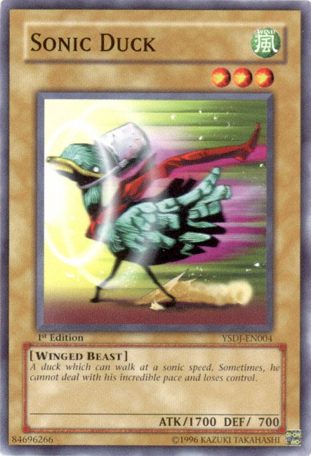 Sonic Duck [YSDJ-EN004] Common | Jomio and Rueliete's Cards and Comics