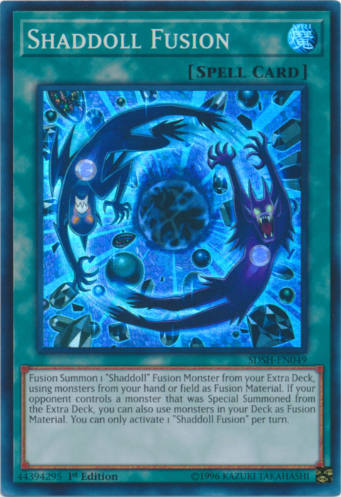 Shaddoll Fusion [SDSH-EN049] Super Rare | Jomio and Rueliete's Cards and Comics