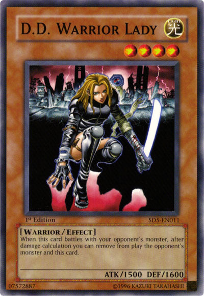 D.D. Warrior Lady [SD5-EN011] Common | Jomio and Rueliete's Cards and Comics
