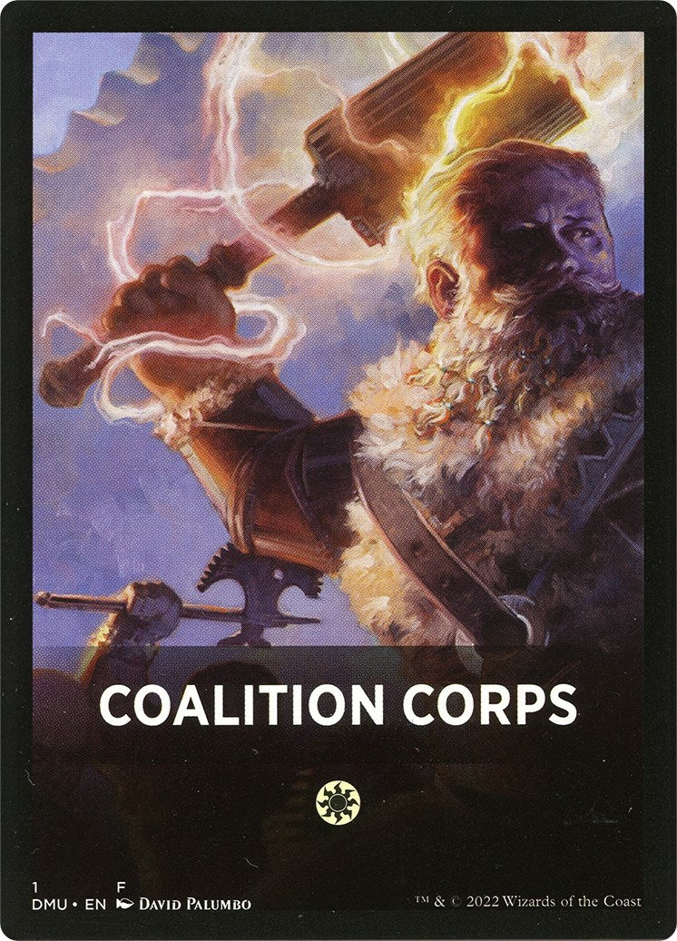 Coalition Corps Theme Card [Dominaria United Tokens] | Jomio and Rueliete's Cards and Comics