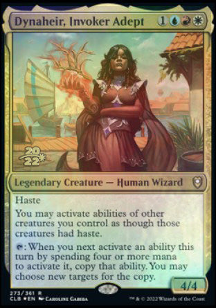 Dynaheir, Invoker Adept [Commander Legends: Battle for Baldur's Gate Prerelease Promos] | Jomio and Rueliete's Cards and Comics