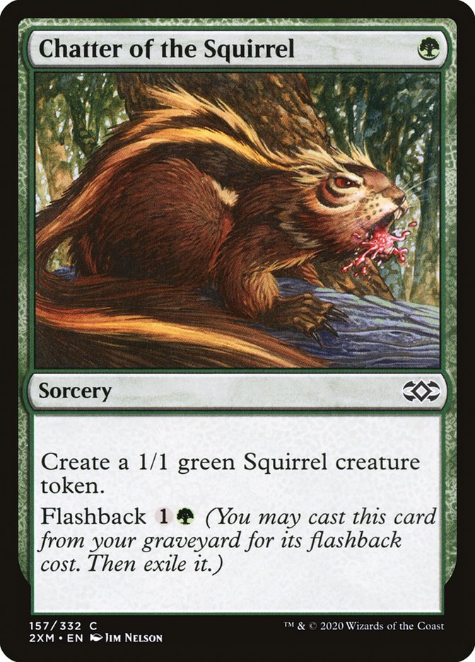 Chatter of the Squirrel [Double Masters] | Jomio and Rueliete's Cards and Comics