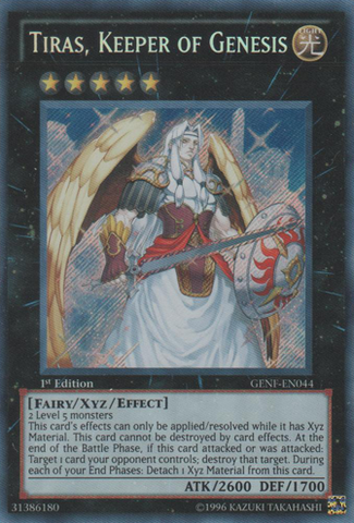 Tiras, Keeper of Genesis [GENF-EN044] Secret Rare | Jomio and Rueliete's Cards and Comics