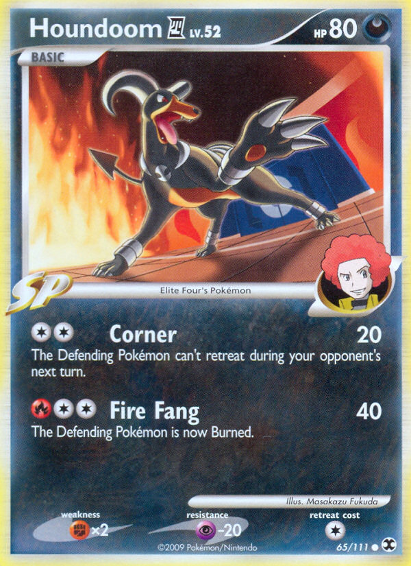 Houndoom (65/111) [Platinum: Rising Rivals] | Jomio and Rueliete's Cards and Comics
