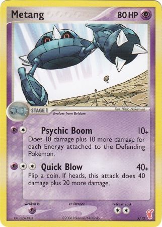 Metang (5/12) [EX: Trainer Kit 2 - Plusle] | Jomio and Rueliete's Cards and Comics