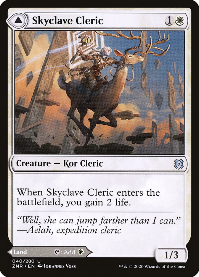 Skyclave Cleric // Skyclave Basilica [Zendikar Rising] | Jomio and Rueliete's Cards and Comics