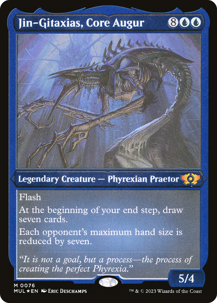Jin-Gitaxias, Core Augur (Foil Etched) [Multiverse Legends] | Jomio and Rueliete's Cards and Comics