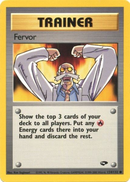 Fervor (124/132) [Gym Challenge Unlimited] | Jomio and Rueliete's Cards and Comics