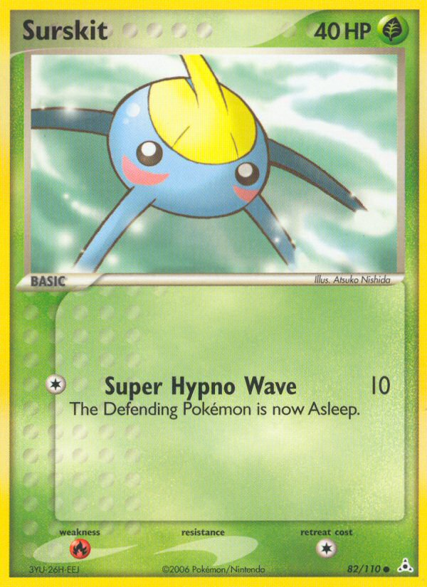 Surskit (82/110) [EX: Holon Phantoms] | Jomio and Rueliete's Cards and Comics